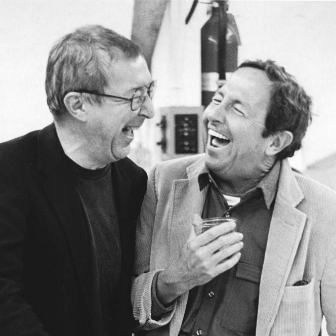 ROBERT RAUSCHENBERG I JASPER JOHN śmieją się