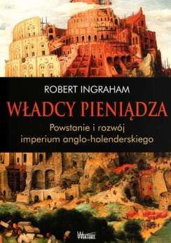 okładka przestawia fragment obrazu upadku "Wieża Babel" Pietera Bruegla, a na środku czarny pas z tytułem