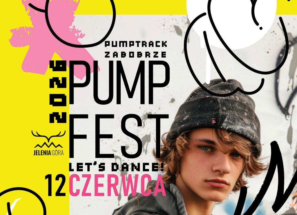 Pump Fest, portret młodego chłopaka, street artowe tło