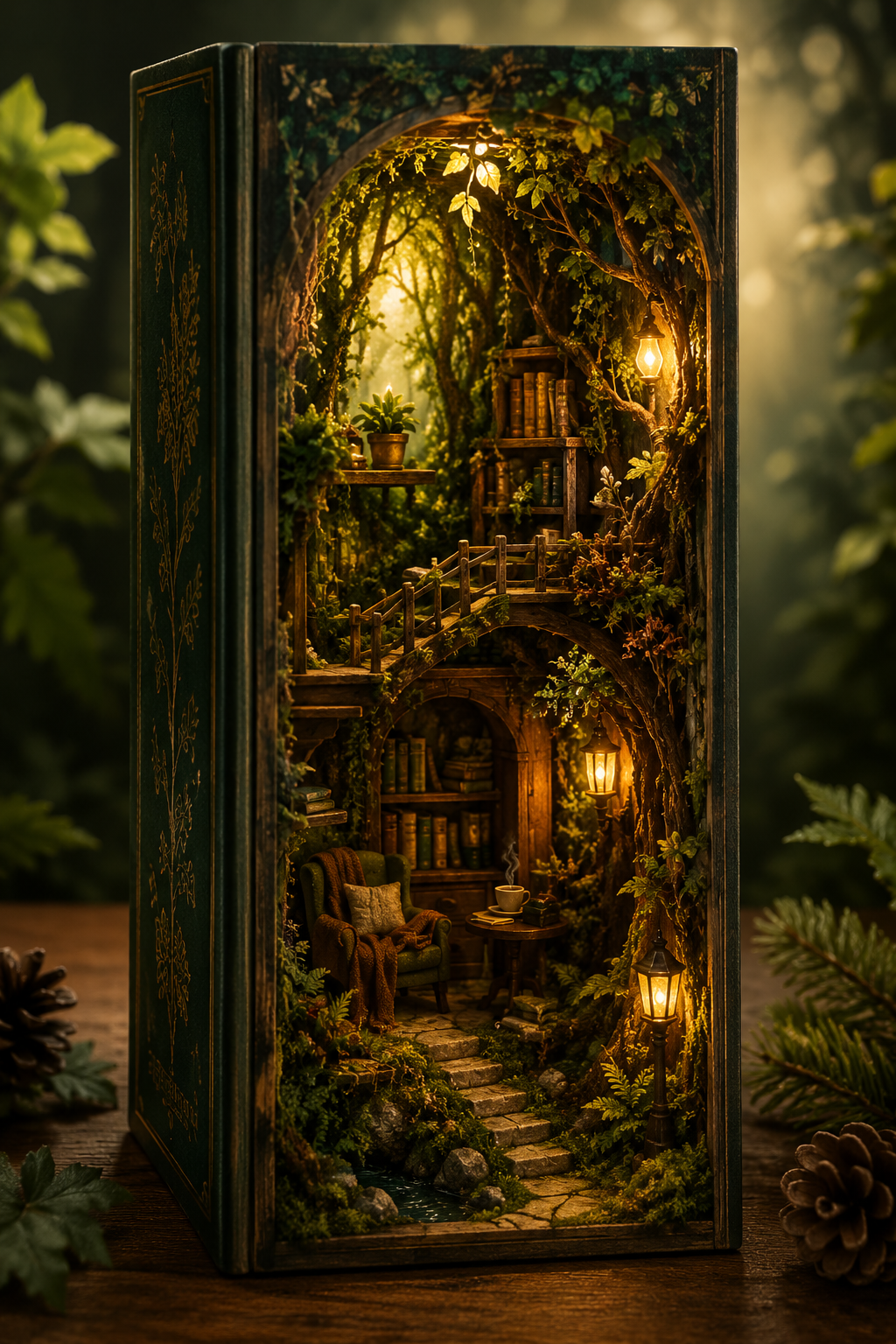 Leśny book nook